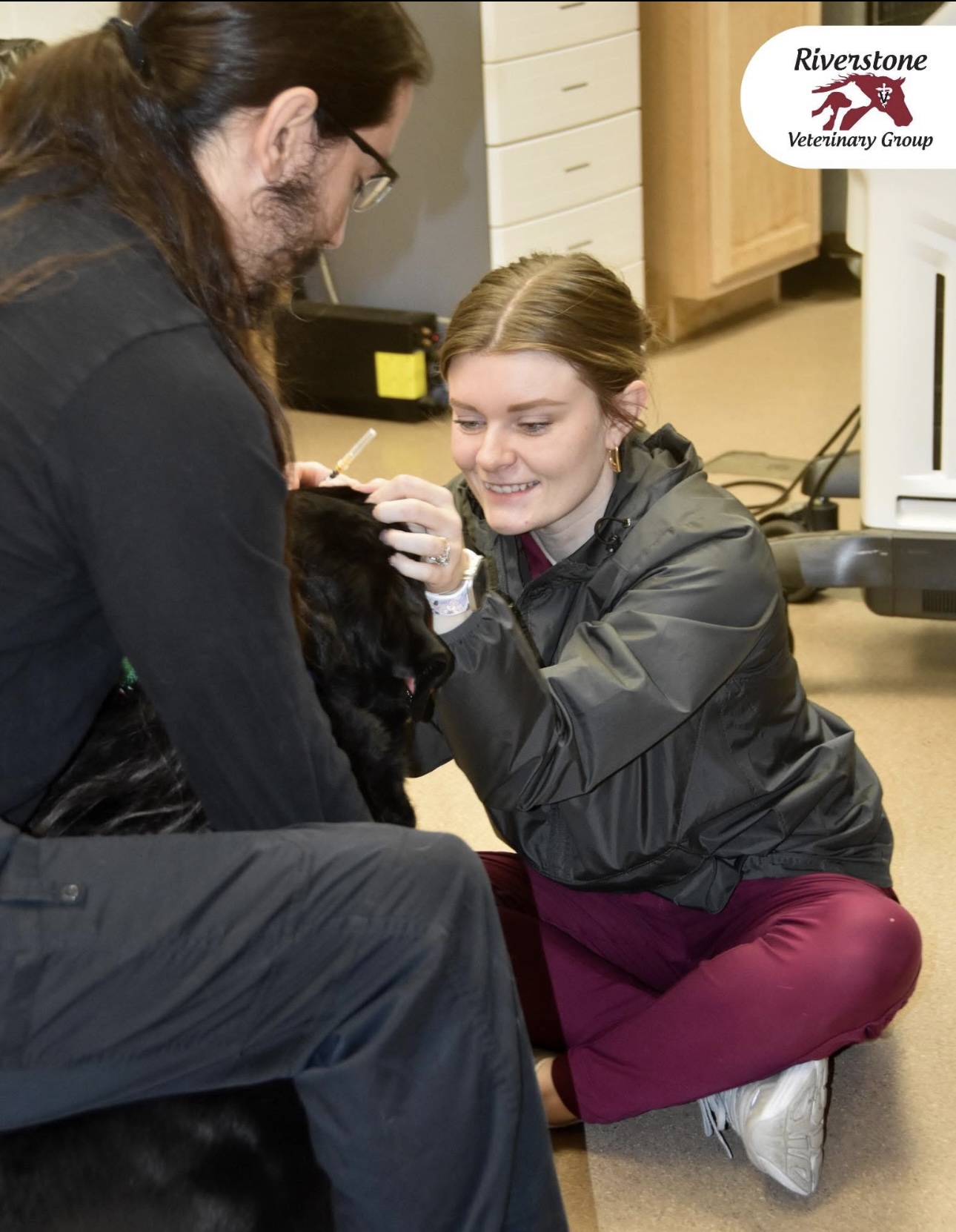 Team Member with patient