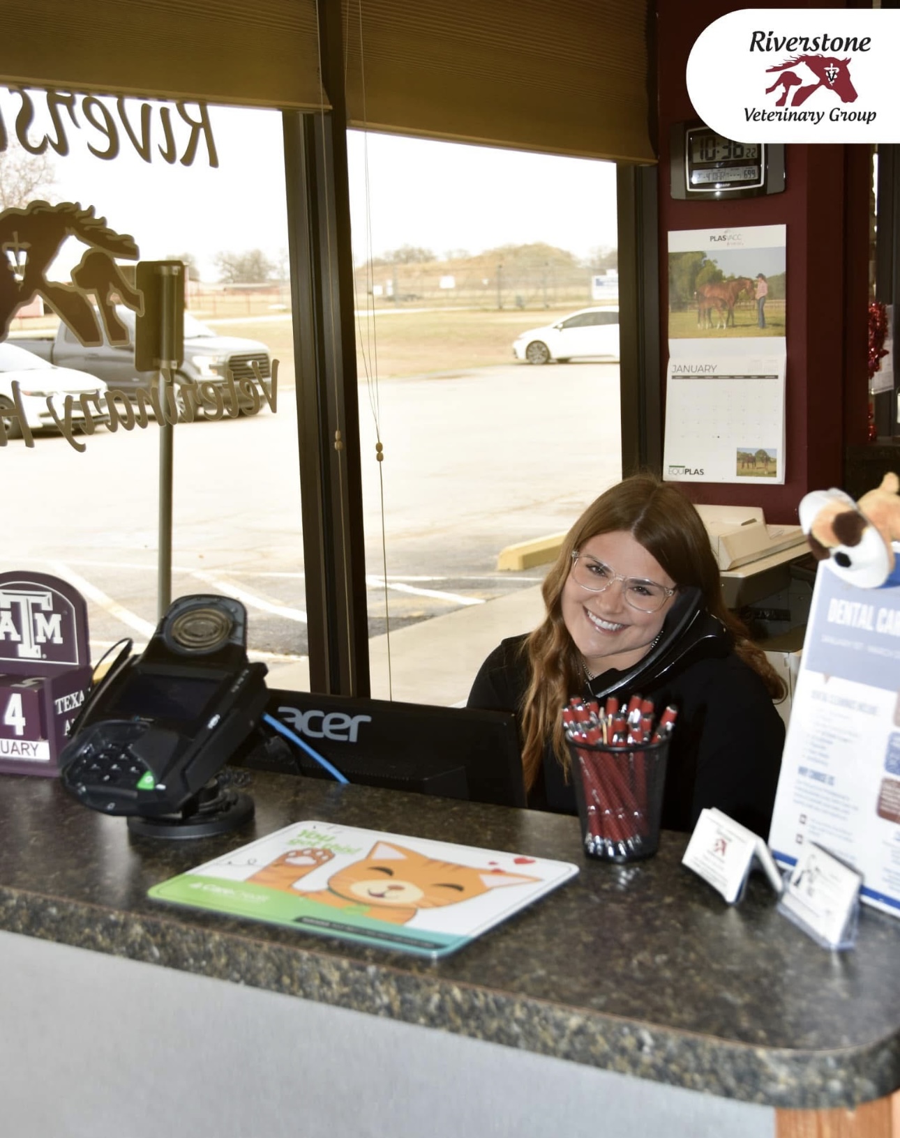 CSR at the front desk