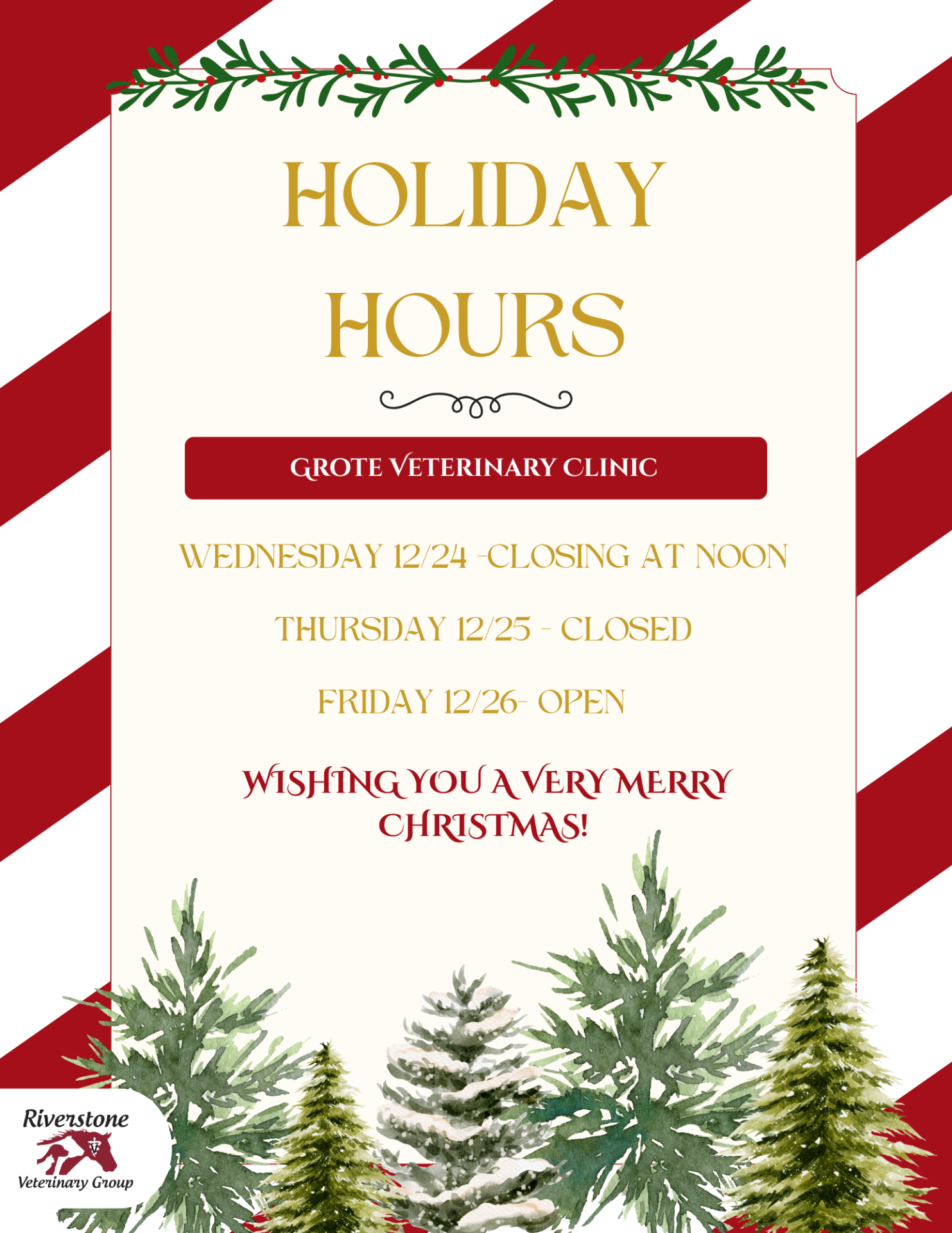 Grote Holiday Hours 